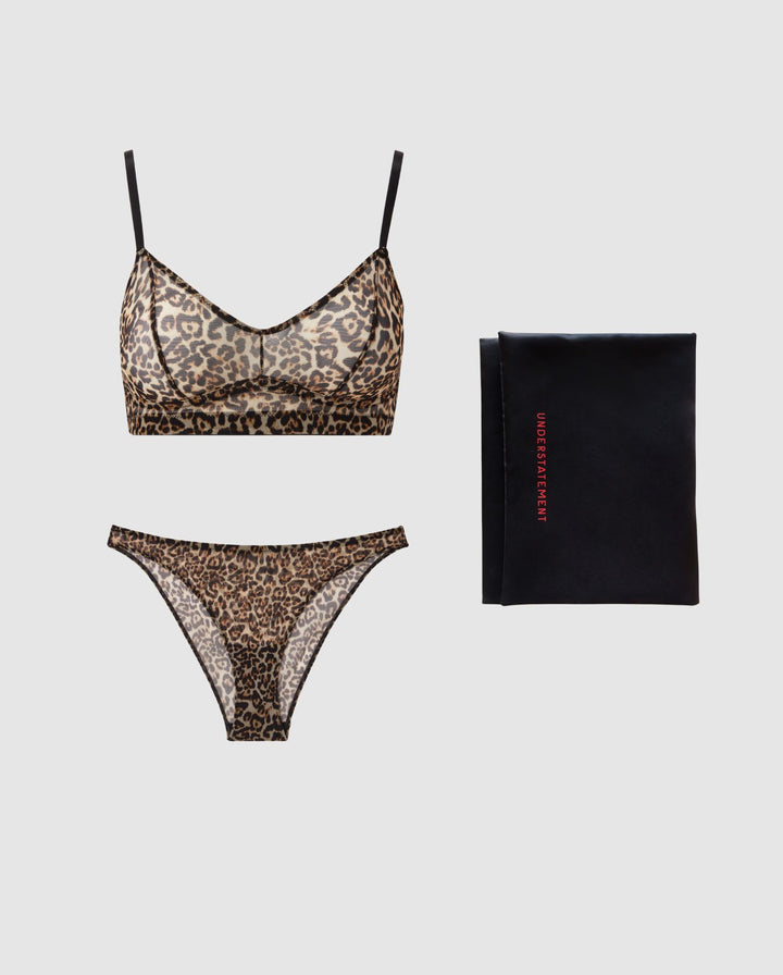 Spicy Leopard Mesh Set