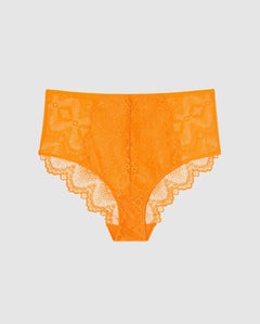 Lace Highwaist Briefs Apricot