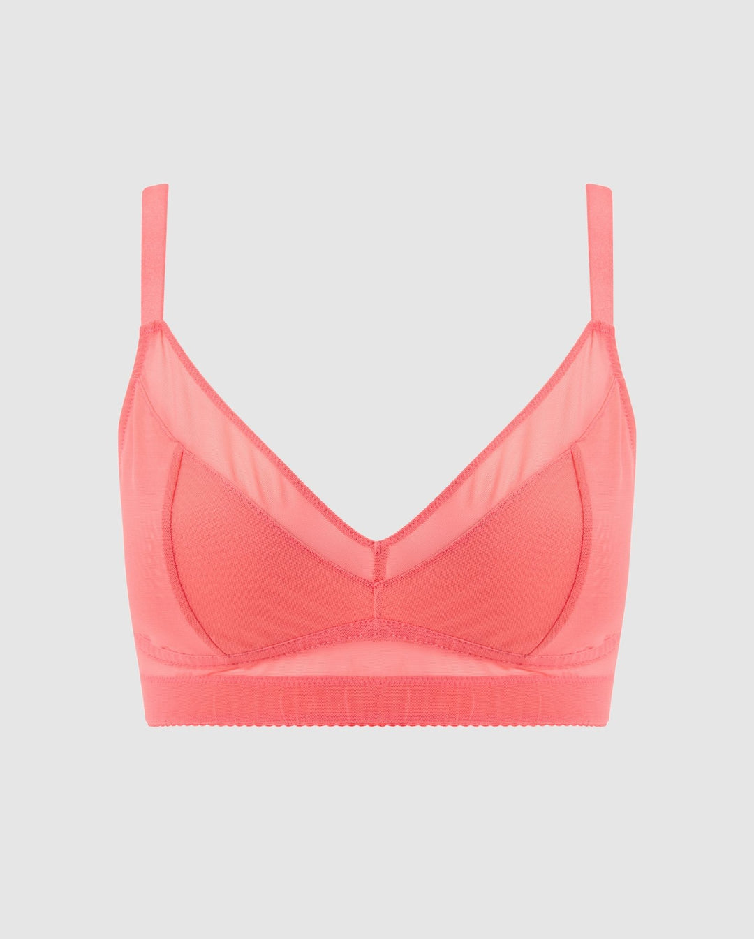 Mesh Support Bra Coral