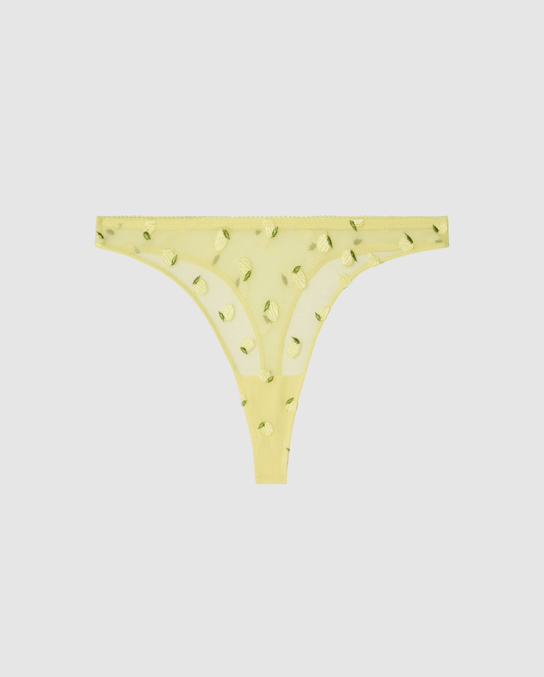 Mesh Thong Light Yellow