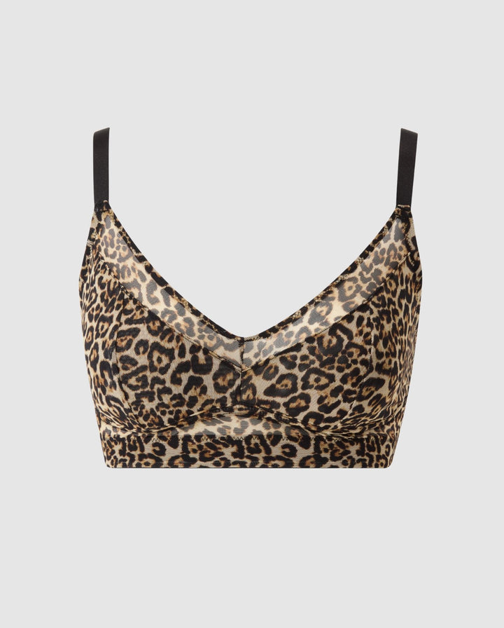 Mesh Support+ Bralette Leopard