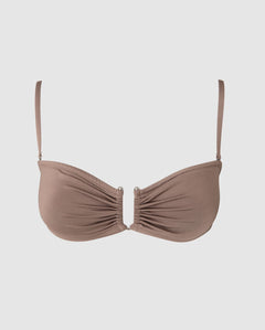 Bandeau Bikini Top Mauve