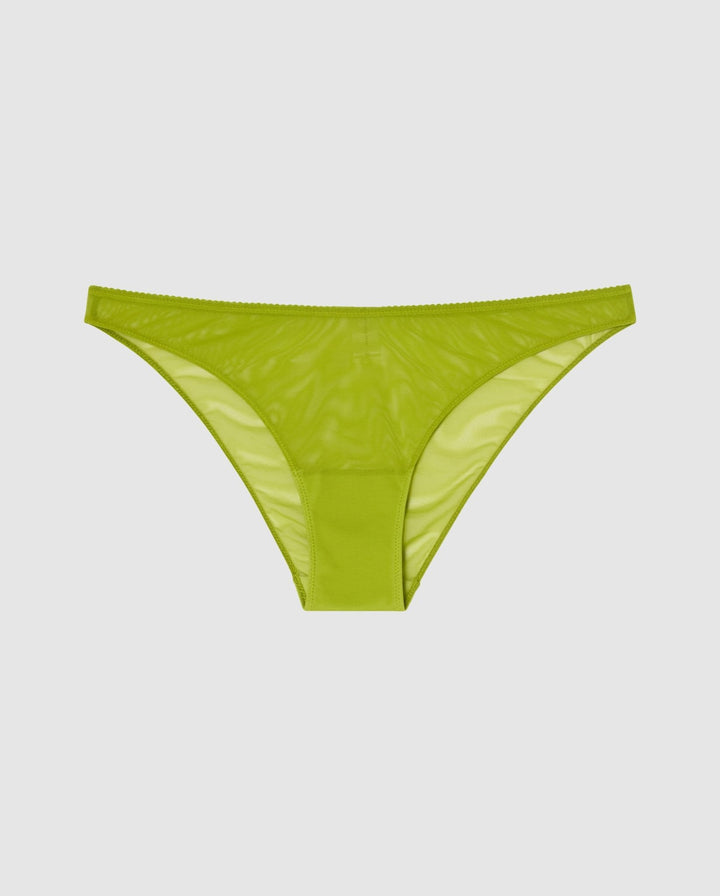 Mesh Bikini Briefs Matcha