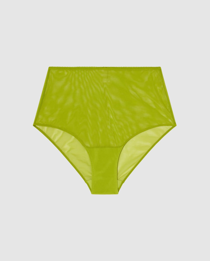 Mesh Highwaist Briefs Matcha