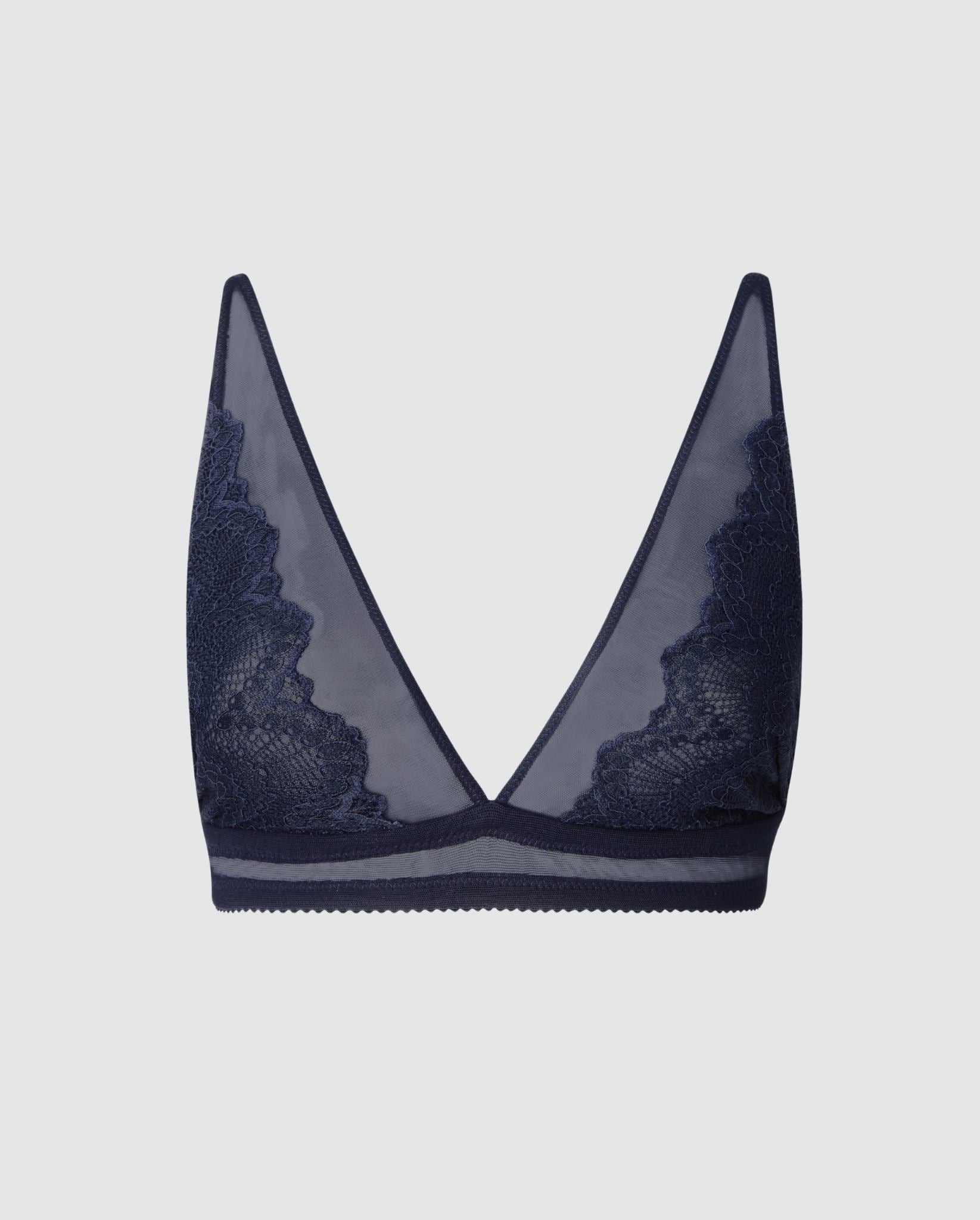 Bralette navy blue on sale