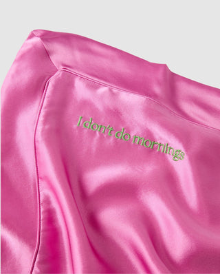 Silk Pillowcase Candy Pink