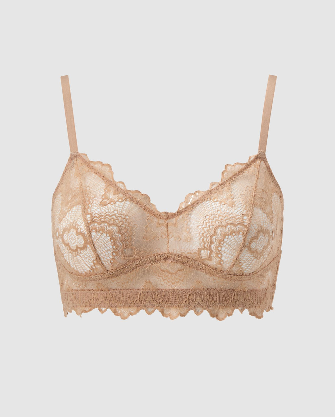 Lace Balconette Warm Nude