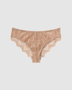 Lace Cheeky Warm Nude