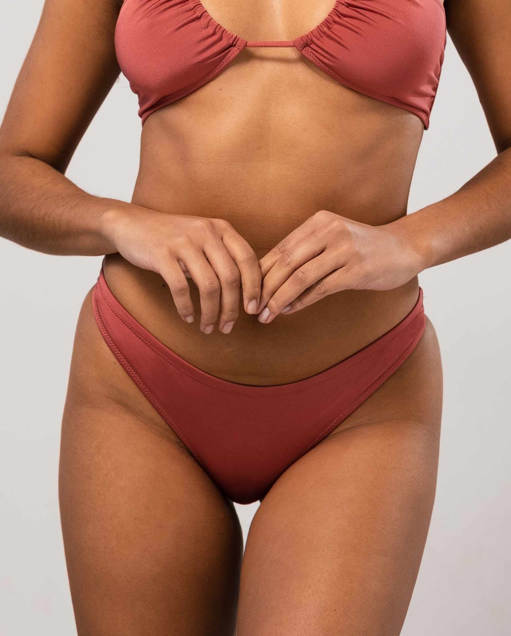 Dusty store rose bikini