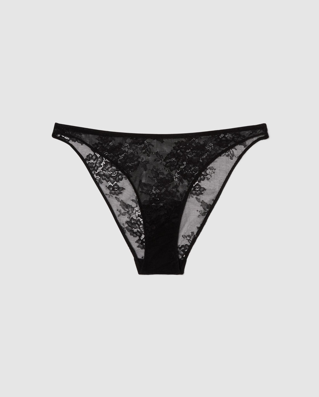 Black lace bikini brief - MISS TOP