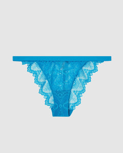 Lace Bikini Tanga Electric Blue