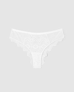 Lace Cheeky Off White