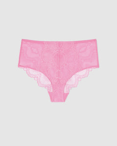 Lace Highwaist Briefs Candy Pink