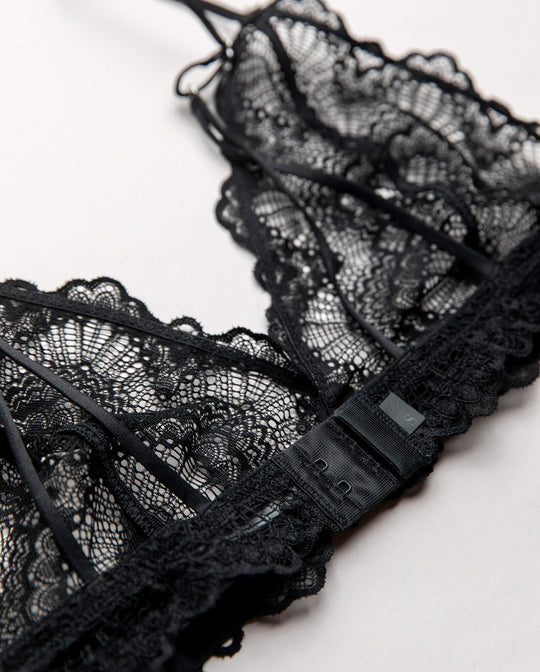 Saboteur Lace Triangle Bralette • Understatement Underwear