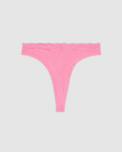 Micro Lace Thong Candy Pink