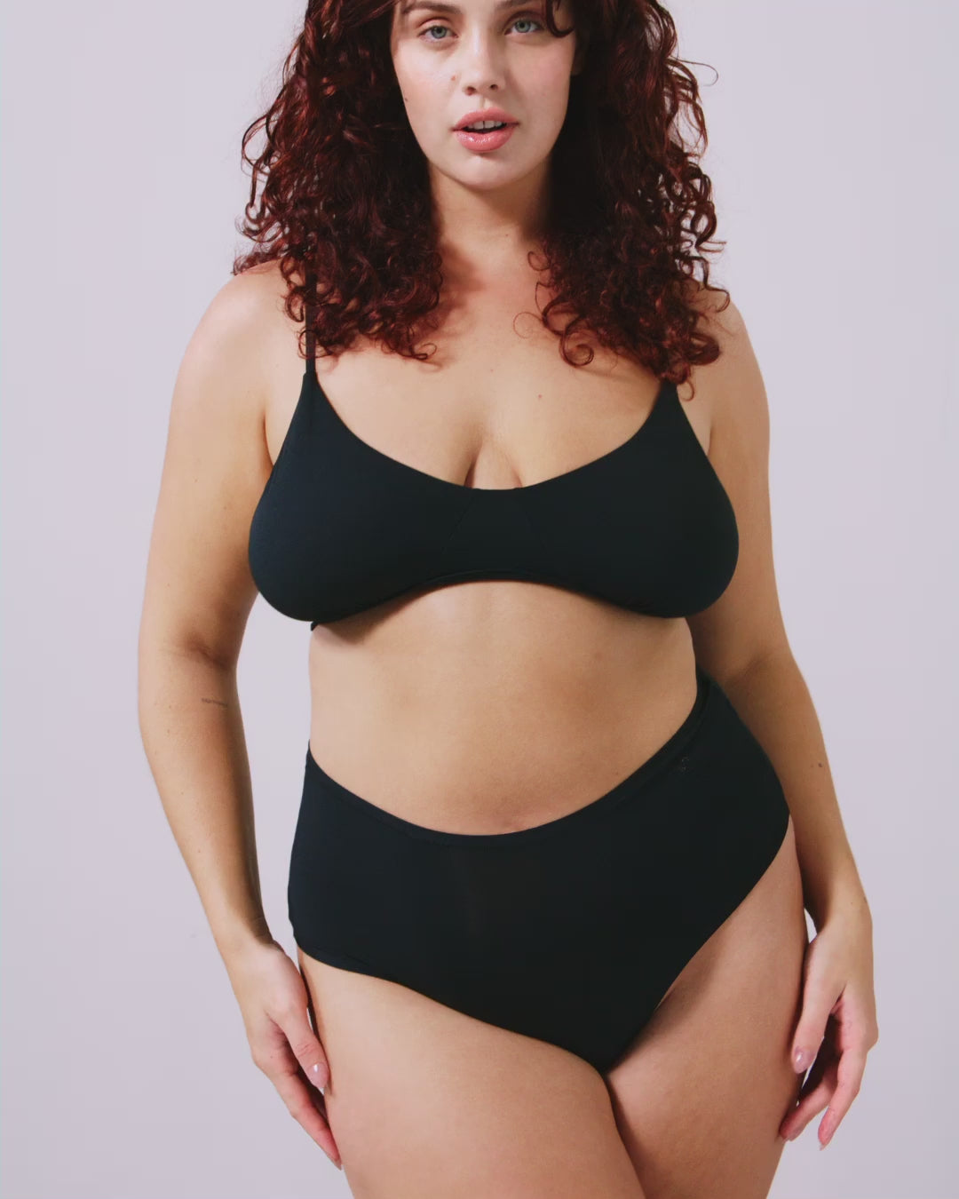 Micro Scoop Bra Black