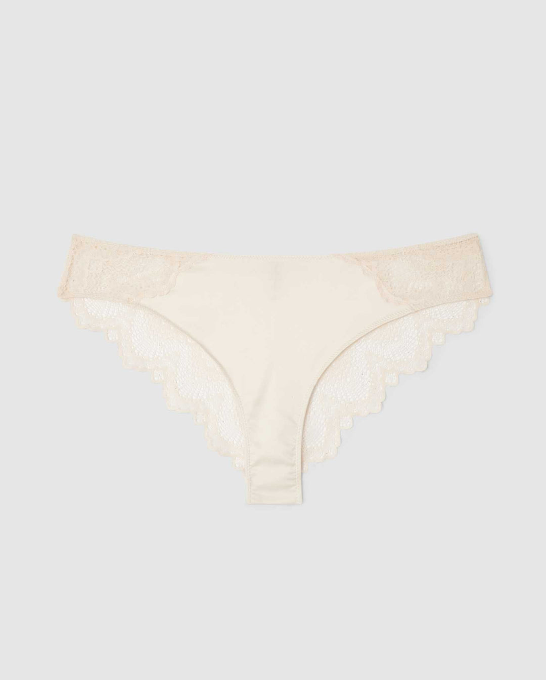 Brief Underwear Satin Panties • Cheeky Understatement Lace •