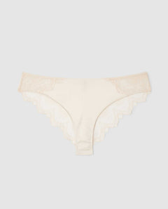 Satin Lace Cheeky Cream