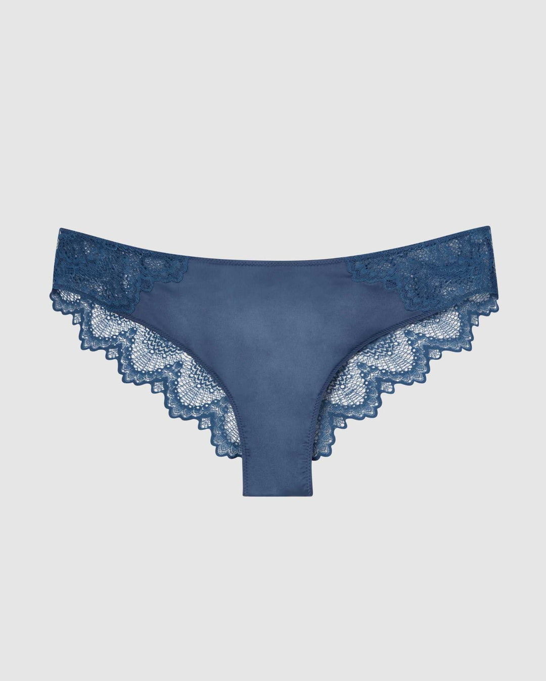 Women's Satin Cheeky Underwear - Colsie™ Blue S
