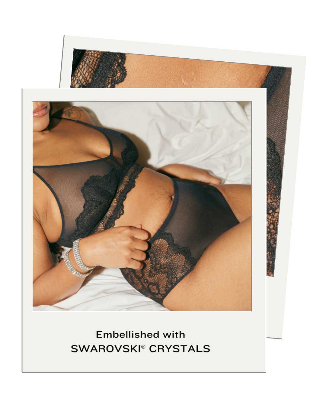 Swarovski discount crystal lingerie